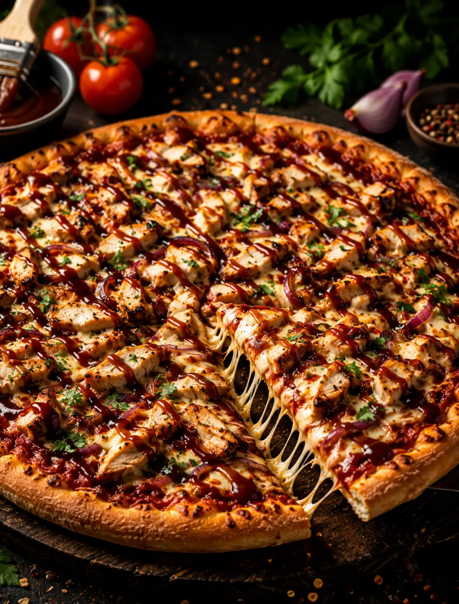BBQ Chicken pizza